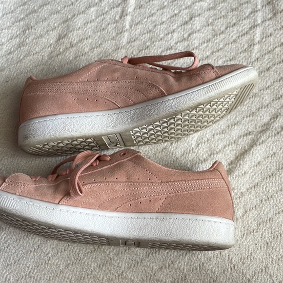 Suede Pink Sneakers - Picture 2 of 8